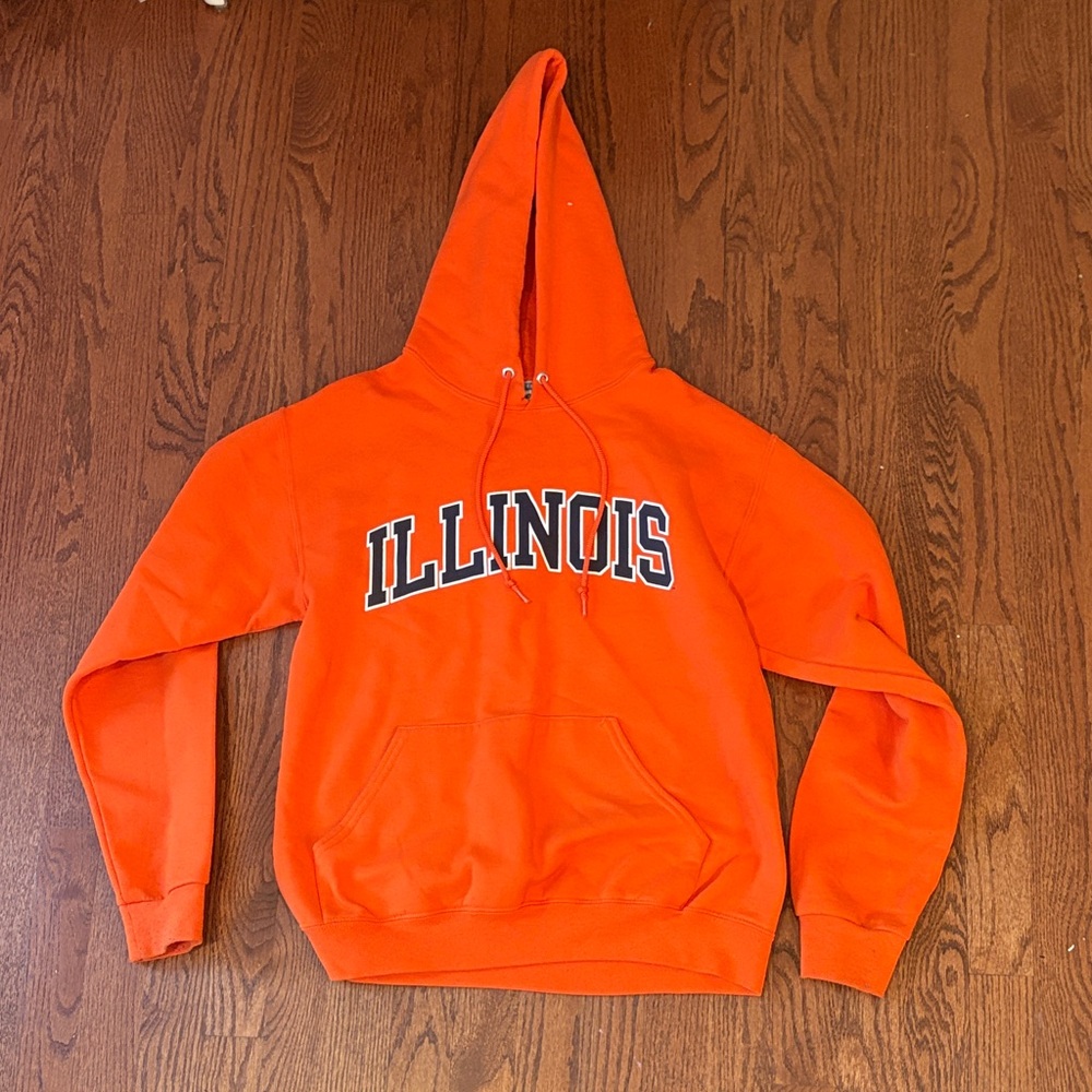 Orange University of Illinois Hoodie